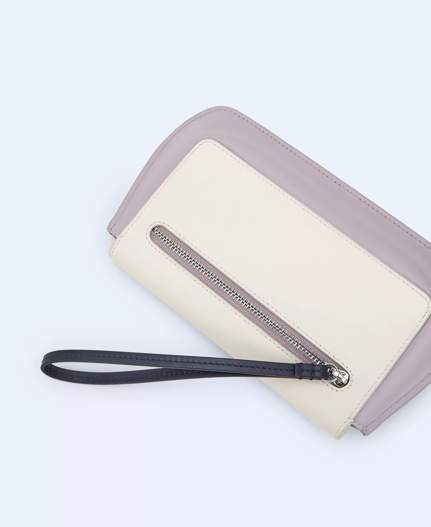 Mujer Adolfo Dominguez Cartera En Napa Lisa Multicolor