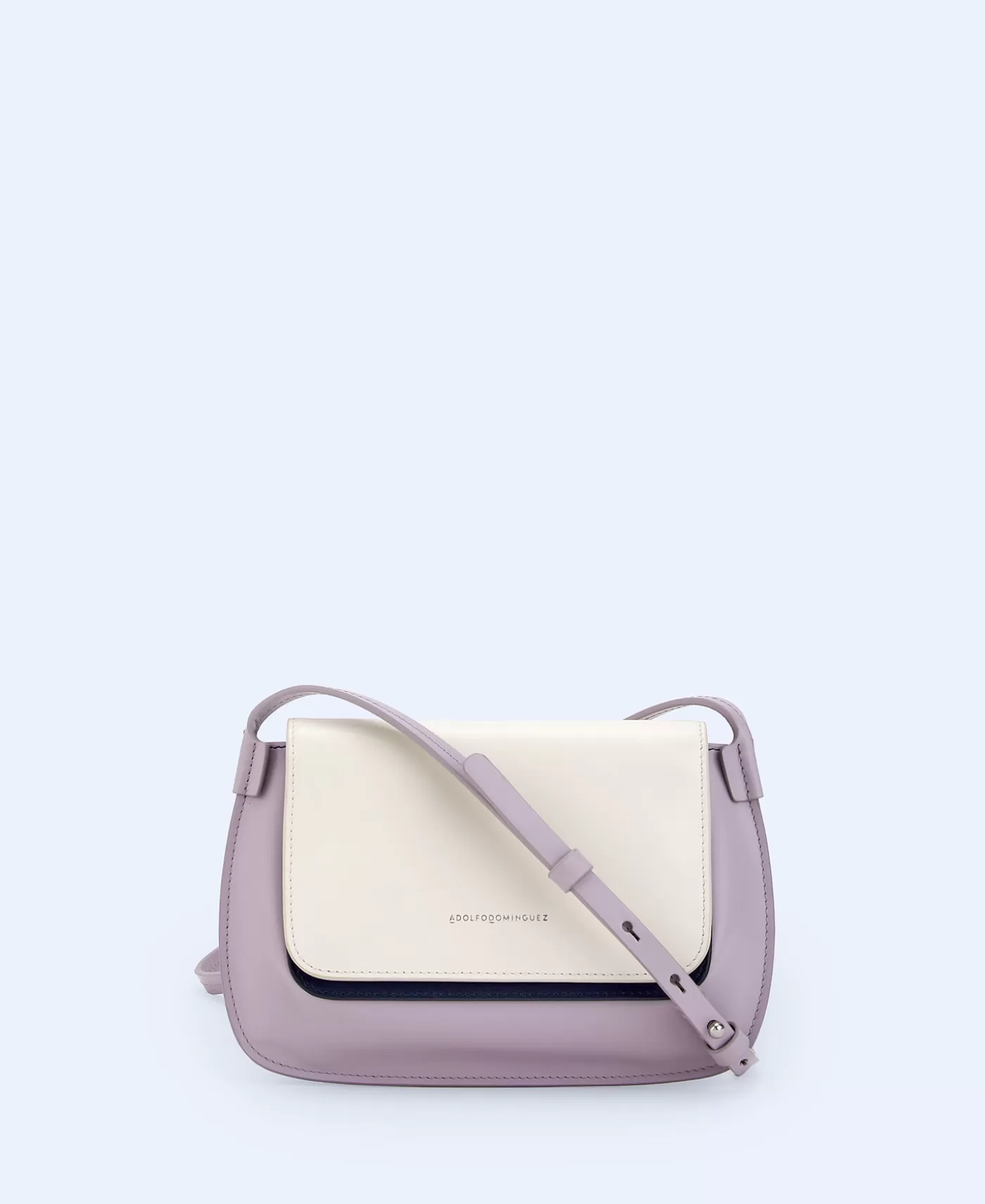Mujer Adolfo Dominguez Minibolso En Napa Lisa Multicolor