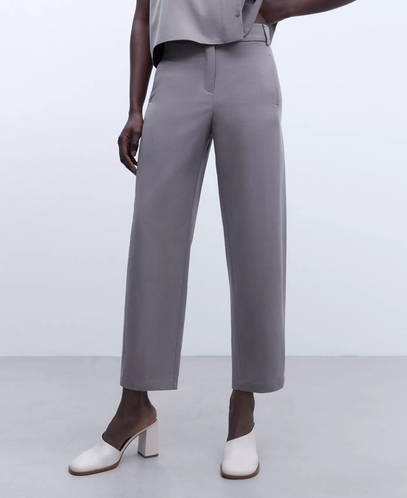 Mujer Adolfo Dominguez Pantalon Carrot Fit