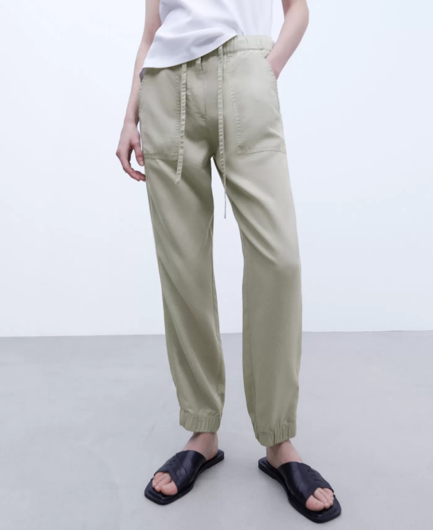 Mujer Adolfo Dominguez Pantalon Jogger En Lyocell De Lenzing™