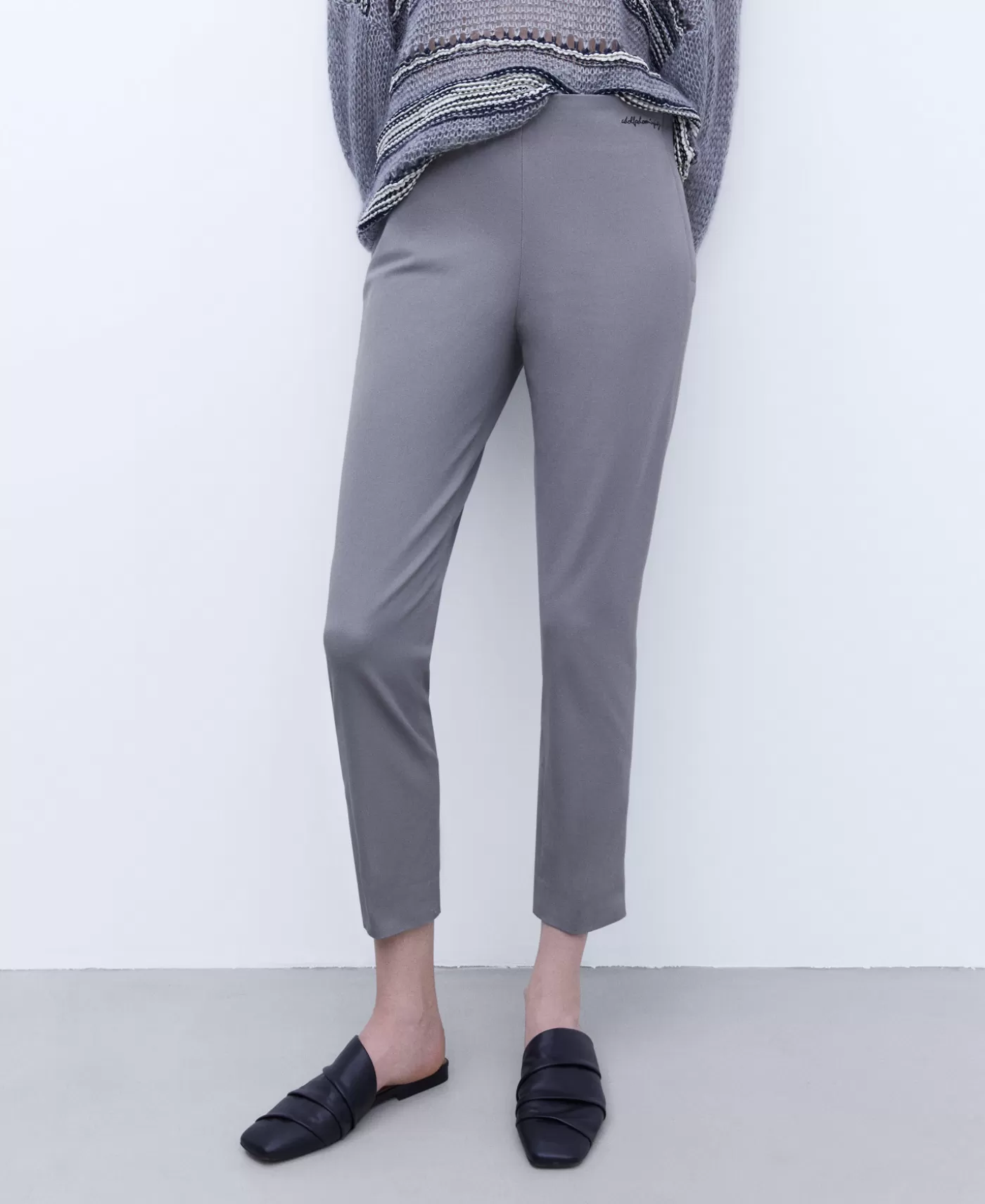 Mujer Adolfo Dominguez Pantalon Skinny En Algodon