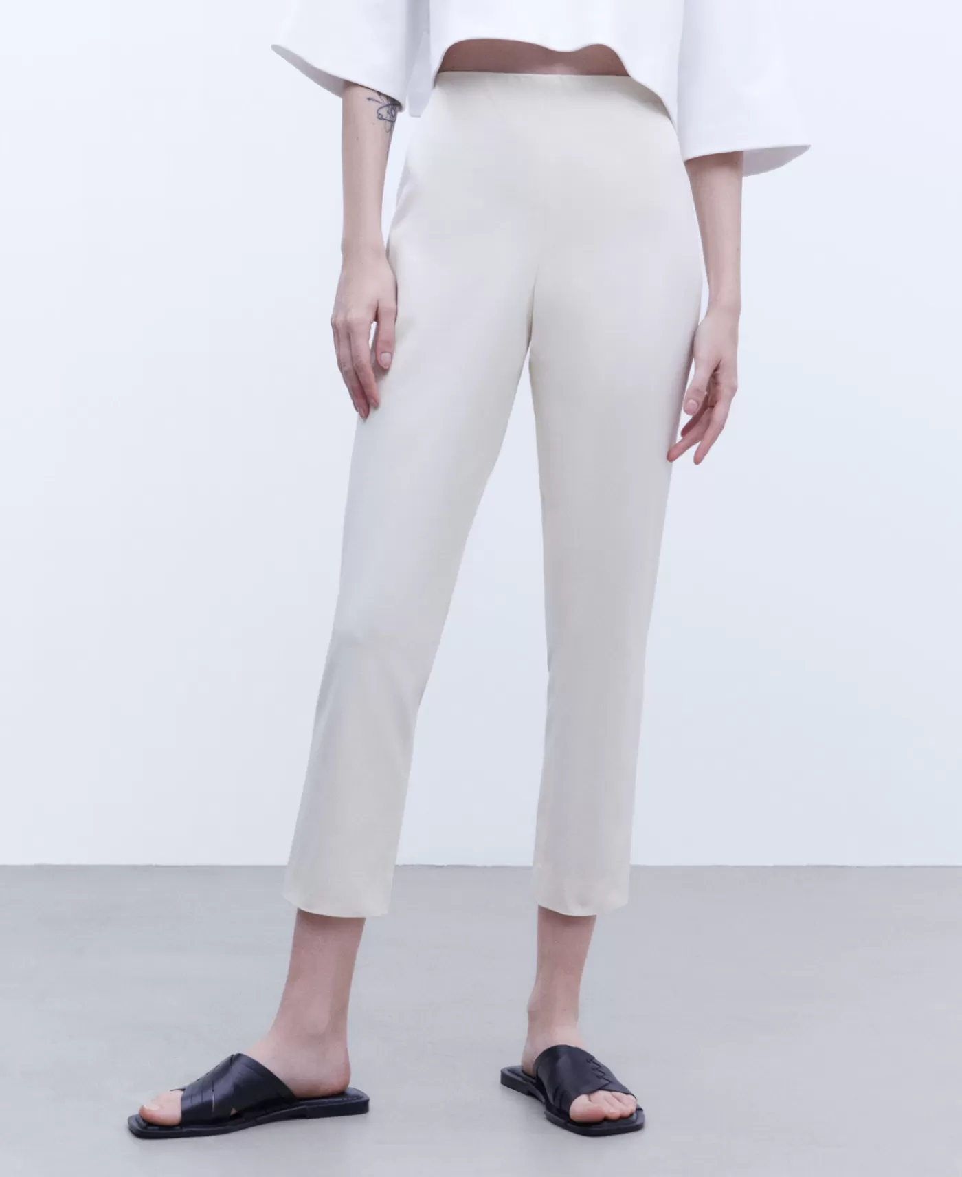 Mujer Adolfo Dominguez Pantalon Skinny En Algodon